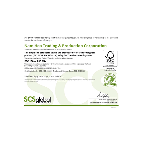 FSC CERTIFICATION – COC