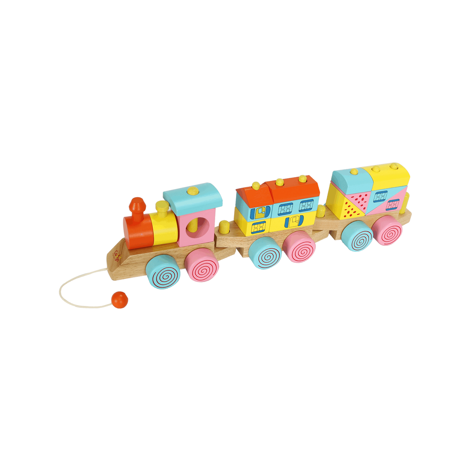 Building blocks train